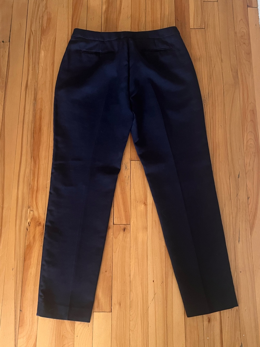 Reiss Navy Faulkner Trousers - Size 10 - Picture 3 of 5